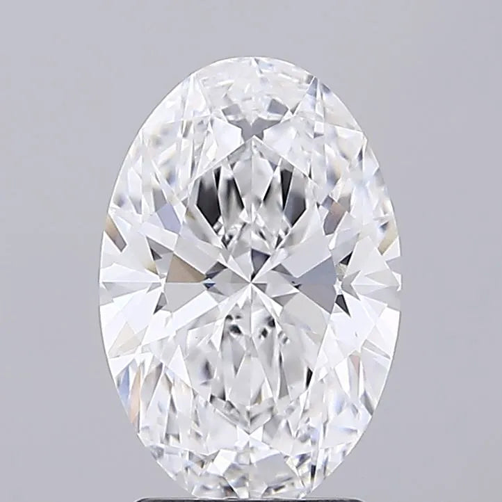 2.51ct Oval Lab Grown Diamond (Colour D, Clarity VVS1, IGI Certified)