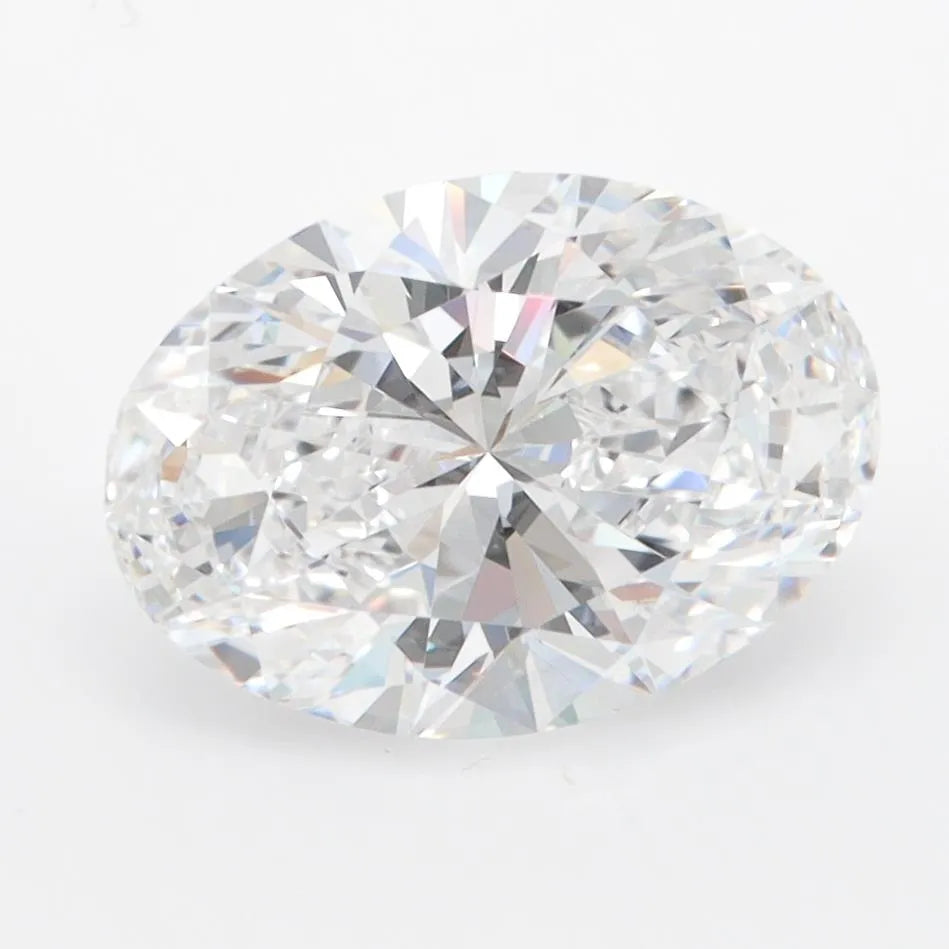 2.51ct Oval Lab Grown Diamond (Colour D, Clarity VVS1, IGI Certified)