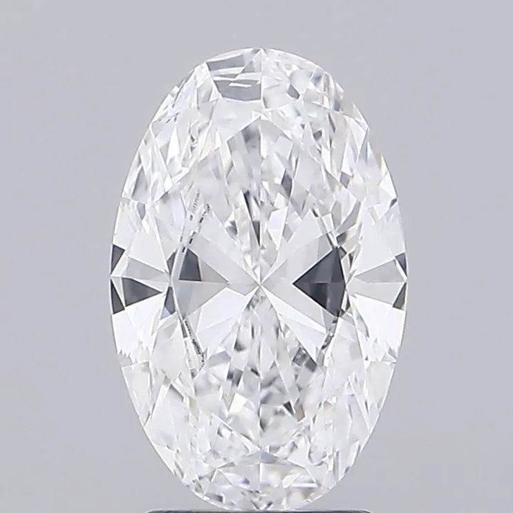 2.51ct Oval Lab Grown Diamond (Colour D, Clarity VVS2, IGI Certified)