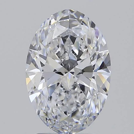 2.51ct Oval Lab Grown Diamond (Colour E, Clarity IF, IGI Certified)
