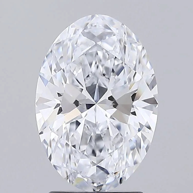 2.51ct Oval Lab Grown Diamond (Colour E, Clarity IF, IGI Certified)