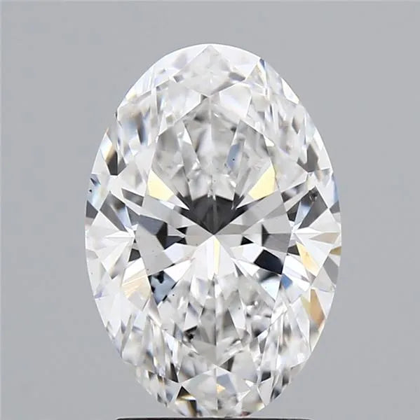 2.51ct Oval Lab Grown Diamond (Colour E, Clarity SI1, IGI Certified)