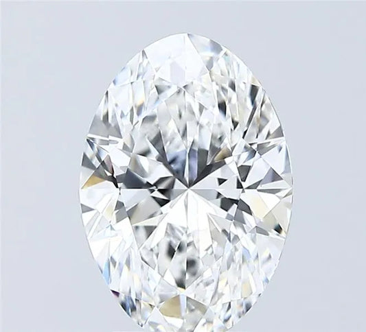 2.51ct Oval Lab Grown Diamond (Colour E, Clarity VS1, IGI Certified)