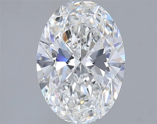 2.51ct Oval Lab Grown Diamond (Colour E, Clarity VVS1, IGI Certified)