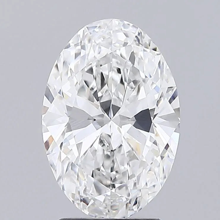 2.51ct Oval Lab Grown Diamond (Colour E, Clarity VVS2, IGI Certified)