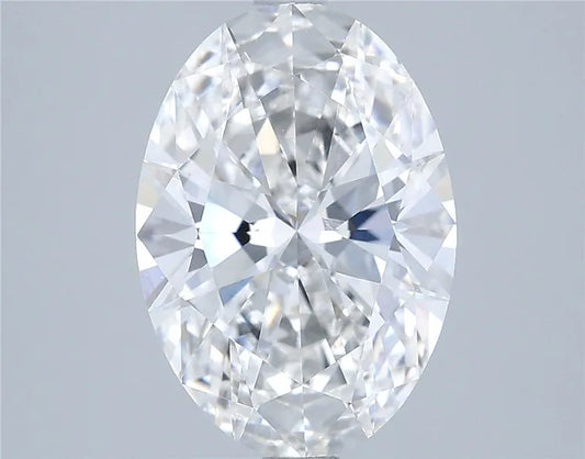 2.51ct Oval Lab Grown Diamond (Colour F, Clarity VVS2, GIA Certified)