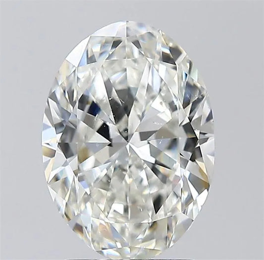 2.51ct Oval Natural Diamond (Colour I, Clarity SI1, GIA Certified)