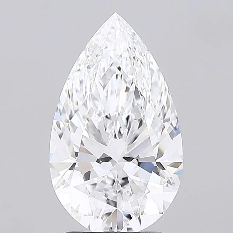 2.51ct Pear Lab Grown Diamond (Colour D, Clarity FL, IGI Certified)