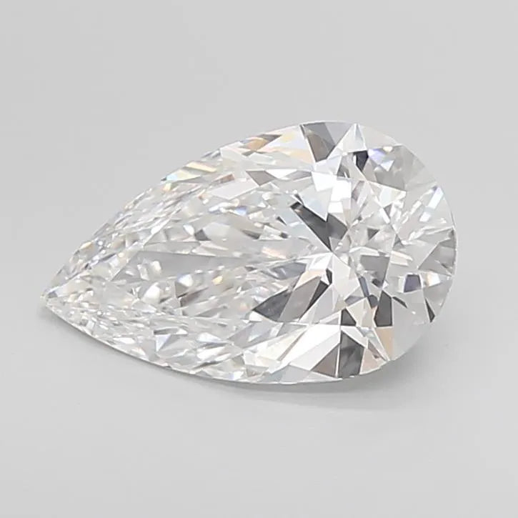2.51ct Pear Lab Grown Diamond (Colour D, Clarity VS2, IGI Certified)