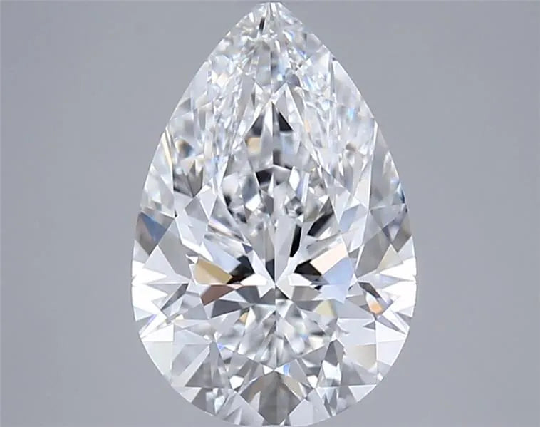 2.51ct Pear Lab Grown Diamond (Colour D, Clarity VVS2, IGI Certified)