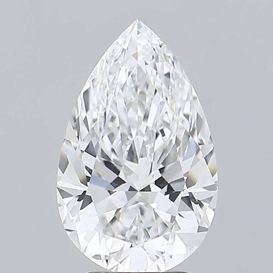 2.51ct Pear Lab Grown Diamond (Colour E, Clarity IF, IGI Certified)