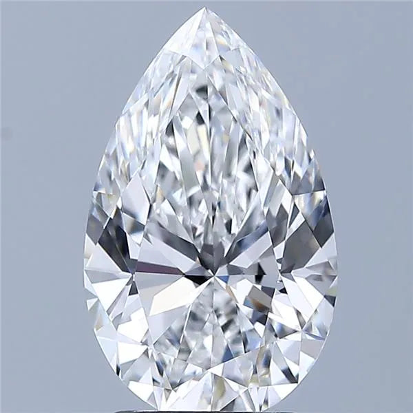 2.51ct Pear Lab Grown Diamond (Colour E, Clarity VVS1, IGI Certified)