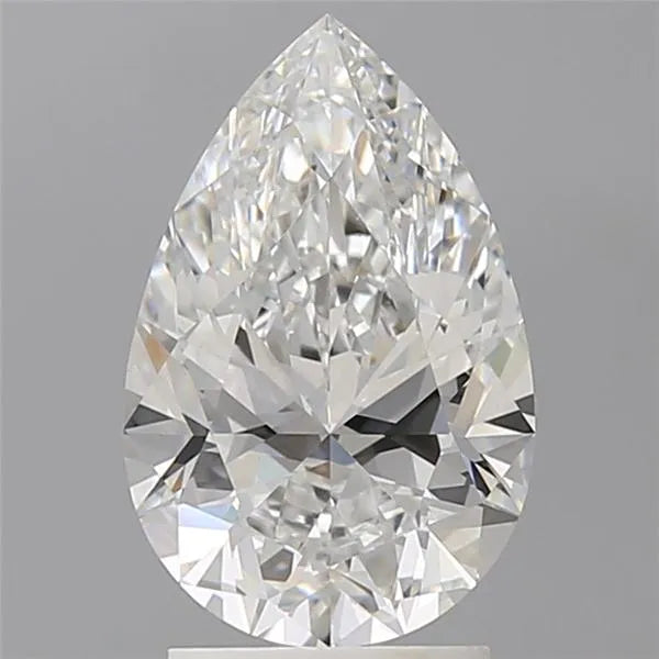 2.51ct Pear Lab Grown Diamond (Colour E, Clarity VVS2, IGI Certified)
