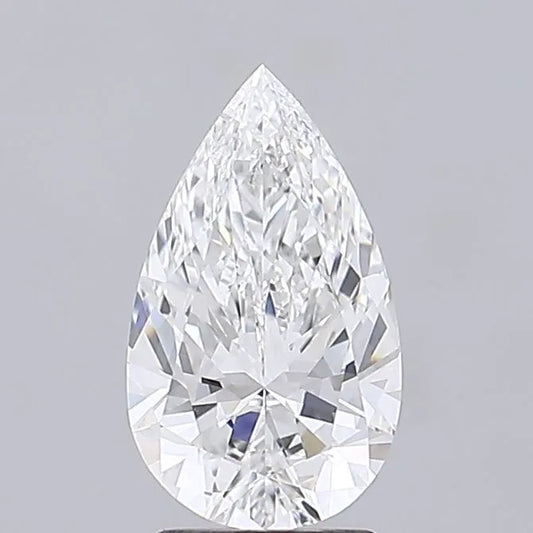 2.51ct Pear Lab Grown Diamond (Colour E, Clarity VVS2, IGI Certified)