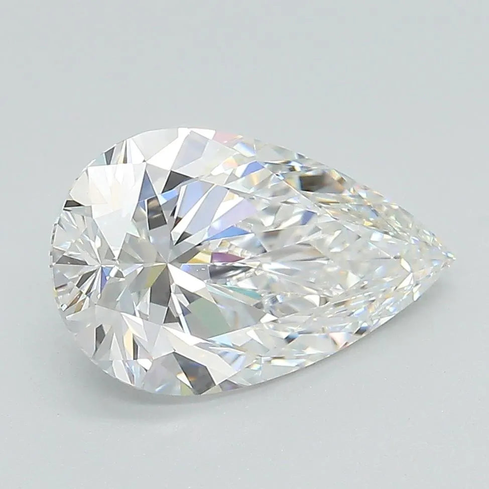2.51ct Pear Lab Grown Diamond (Colour F, Clarity VVS2, GIA Certified)