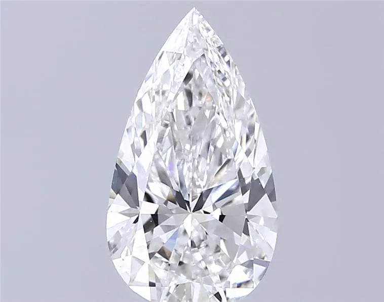 2.51ct Pear Lab Grown Diamond (Colour F, Clarity VVS2, IGI Certified)