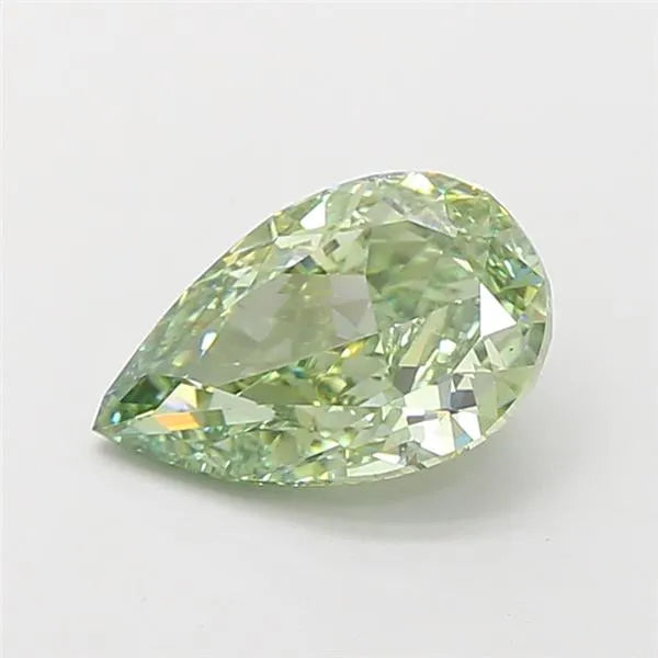 2.51ct Pear Lab Grown Diamond (Colour Fancy Vivid Green, Clarity VS1, IGI Certified)