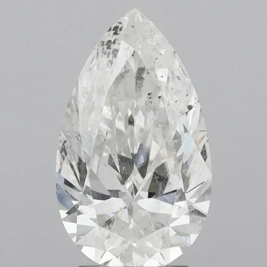 2.51ct Pear Natural Diamond (Colour F, Clarity SI2, Cut VG, IGI Certified)
