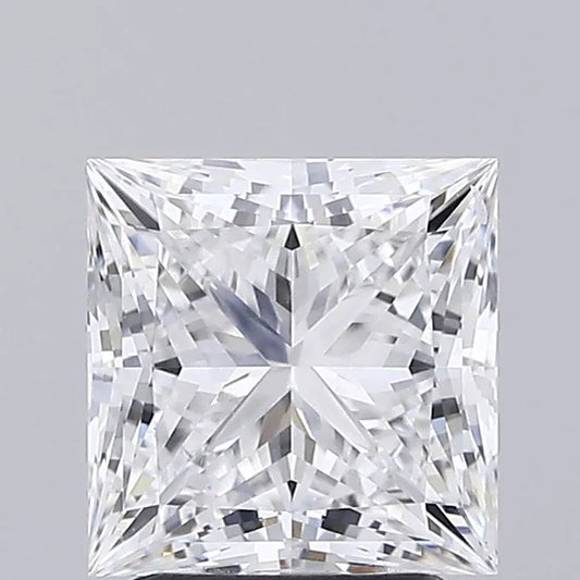 2.51ct Princess Lab Grown Diamond (Colour D, Clarity IF, IGI Certified)