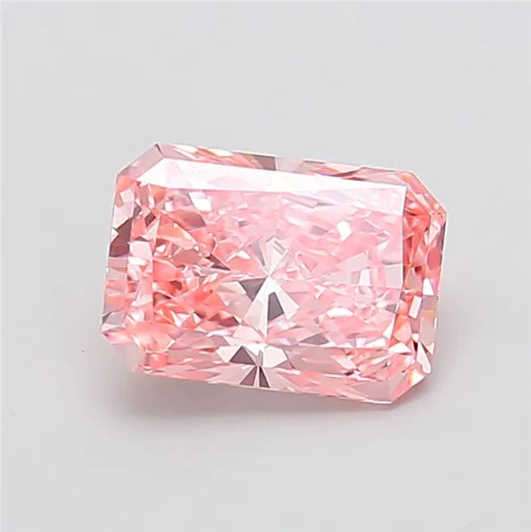 2.51ct Radiant Lab Grown Diamond (Colour Fancy Vivid Pink, Clarity VVS2, IGI Certified)