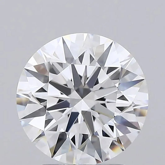 2.51ct Round Lab Grown Diamond (Colour D, Clarity IF, Cut ID, IGI Certified)