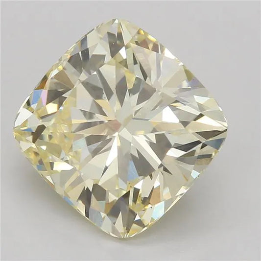 2.52ct Cushion brilliant Lab Grown Diamond (Colour Fancy Intense Yellow, Clarity VS2, Cut EX, IGI Certified)