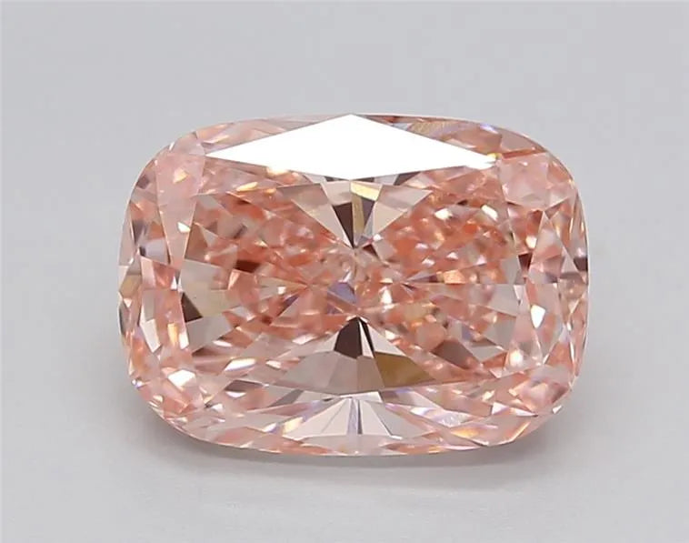 2.52ct Cushion brilliant Lab Grown Diamond (Colour Fancy Pink, Clarity VS1, Cut GD, IGI Certified)