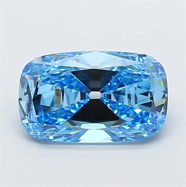 2.52ct Cushion brilliant Lab Grown Diamond (Colour Fancy Vivid Blue, Clarity VS1, IGI Certified)