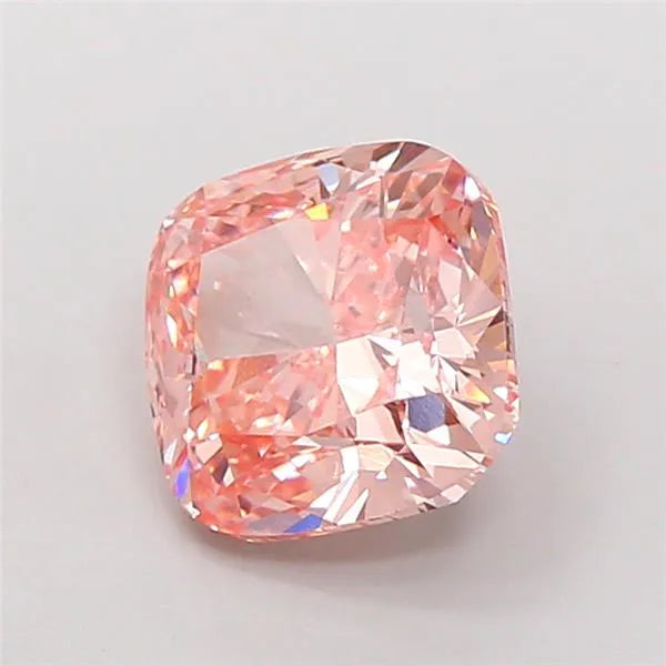 2.52ct Cushion modified Lab Grown Diamond (Colour Fancy Intense Pink, Clarity VS1, IGI Certified)