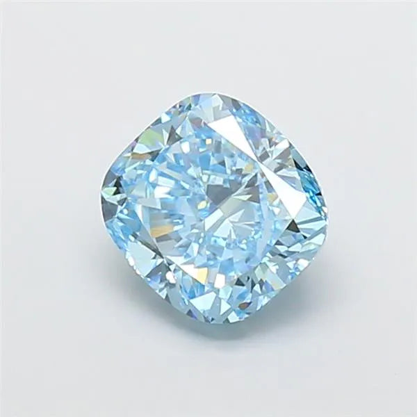 2.52ct Cushion modified Lab Grown Diamond (Colour Fancy Vivid Blue, Clarity VVS2, IGI Certified)