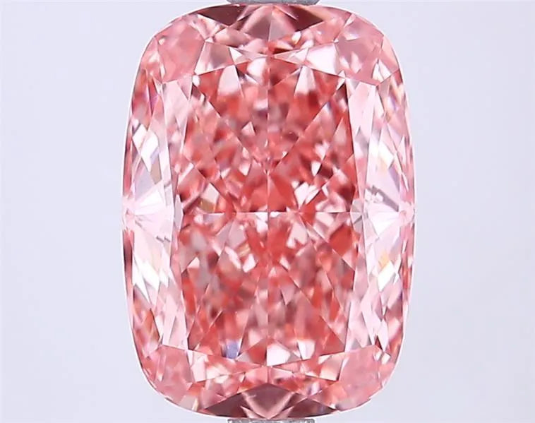 2.52ct Cushion modified Lab Grown Diamond (Colour Fancy Vivid Pink, Clarity VVS2, IGI Certified)