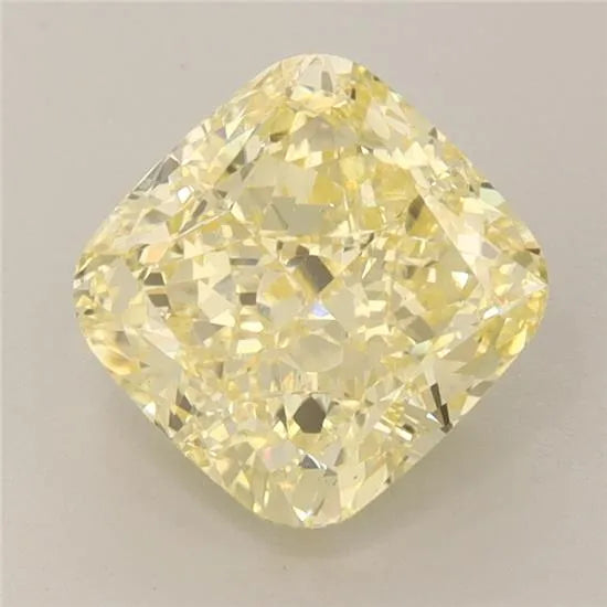 2.52ct Cushion modified Lab Grown Diamond (Colour Fancy Vivid Yellow, Clarity VS1, IGI Certified)