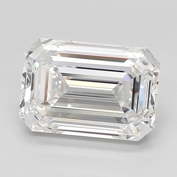 2.52ct Emerald Lab Grown Diamond (Colour D, Clarity IF, Cut EX, IGI Certified)