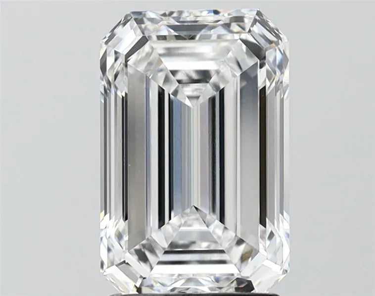 2.52ct Emerald Lab Grown Diamond (Colour D, Clarity VVS2, IGI Certified)