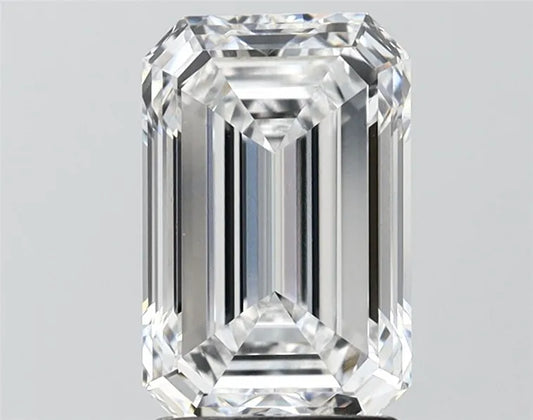 2.52ct Emerald Lab Grown Diamond (Colour D, Clarity VVS2, IGI Certified)