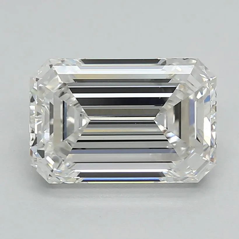 2.52ct Emerald Lab Grown Diamond (Colour F, Clarity VVS2, IGI Certified)