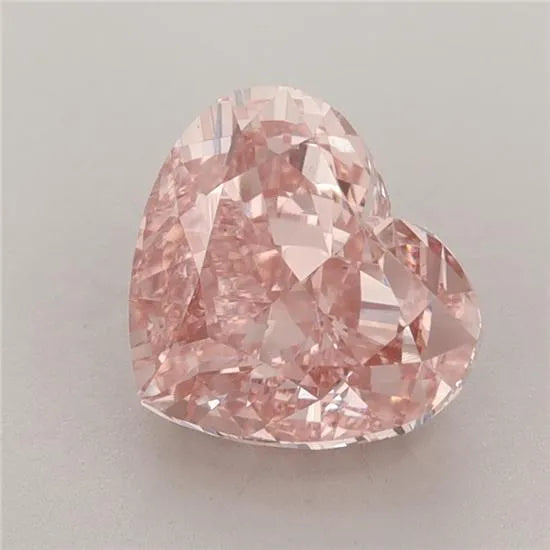2.52ct Heart Lab Grown Diamond (Colour Fancy Intense Pink, Clarity VS1, IGI Certified)