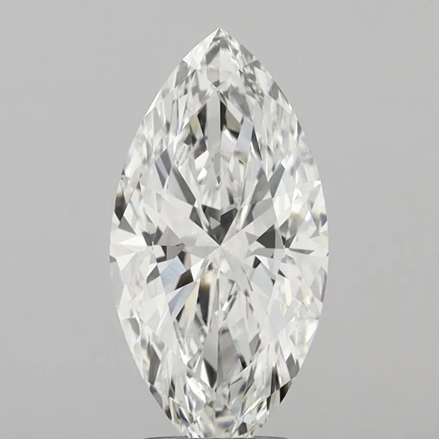 2.52ct Marquise Lab Grown Diamond (Colour F, Clarity VVS2, IGI Certified)