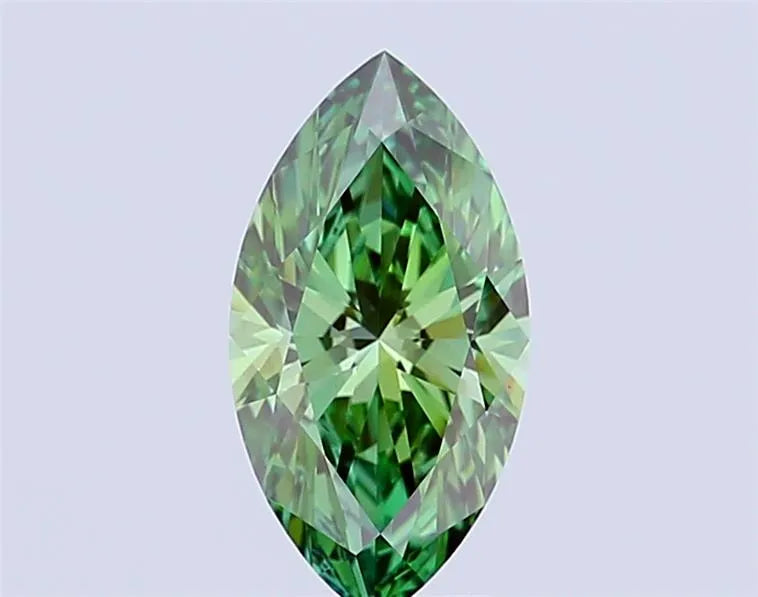 2.52ct Marquise Lab Grown Diamond (Colour Fancy Vivid Green, Clarity VVS2, IGI Certified)