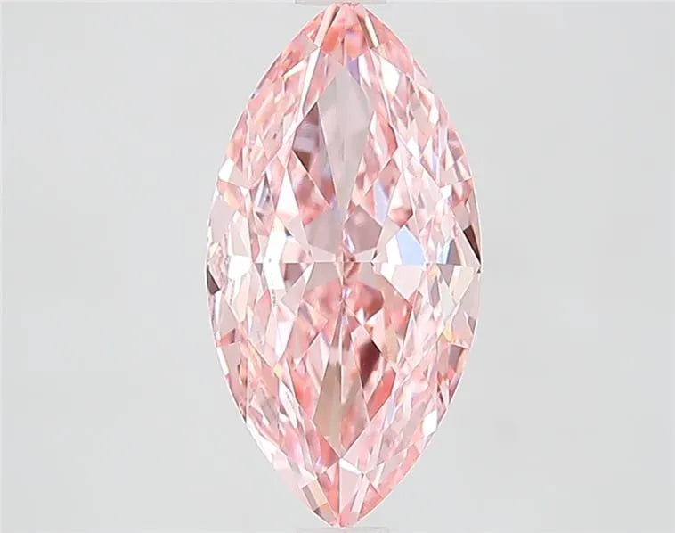 2.52ct Marquise Lab Grown Diamond (Colour Fancy Vivid Pink, Clarity VVS2, IGI Certified)