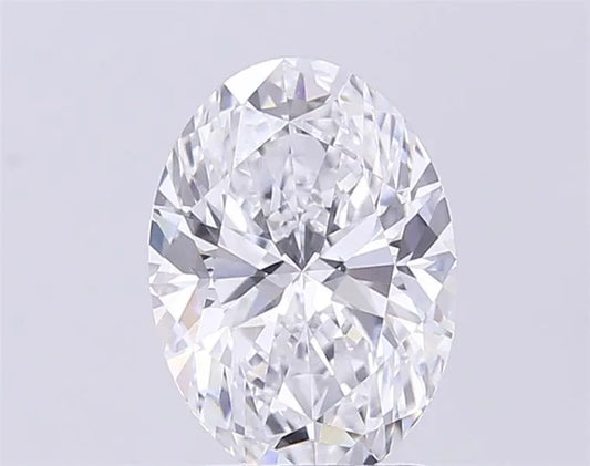 2.52ct Oval Lab Grown Diamond (Colour D, Clarity IF, IGI Certified)
