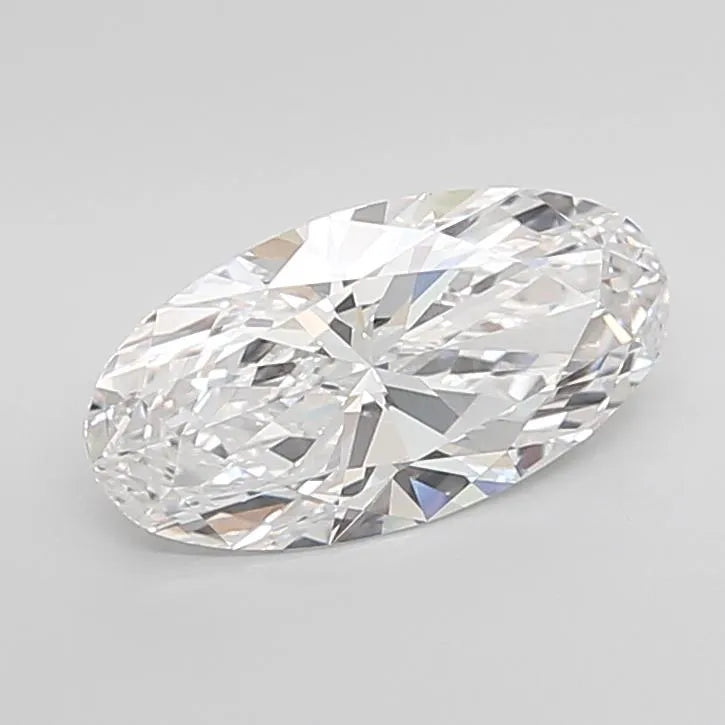 2.52ct Oval Lab Grown Diamond (Colour D, Clarity VVS2, IGI Certified)