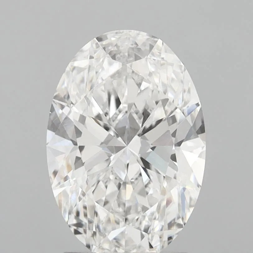 2.52ct Oval Lab Grown Diamond (Colour E, Clarity VS1, IGI Certified)