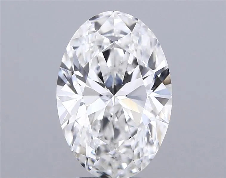 2.52ct Oval Lab Grown Diamond (Colour E, Clarity VVS2, IGI Certified)