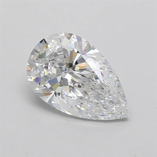 2.52ct Pear Lab Grown Diamond (Colour D, Clarity VVS1, IGI Certified)