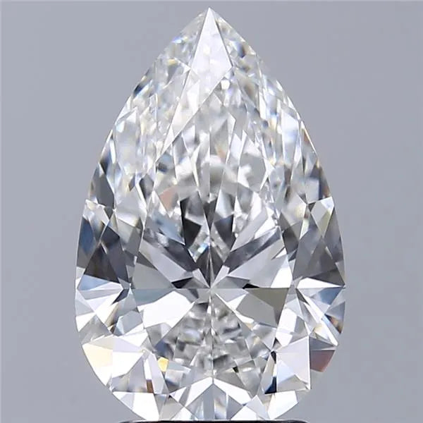 2.52ct Pear Lab Grown Diamond (Colour E, Clarity VVS1, IGI Certified)