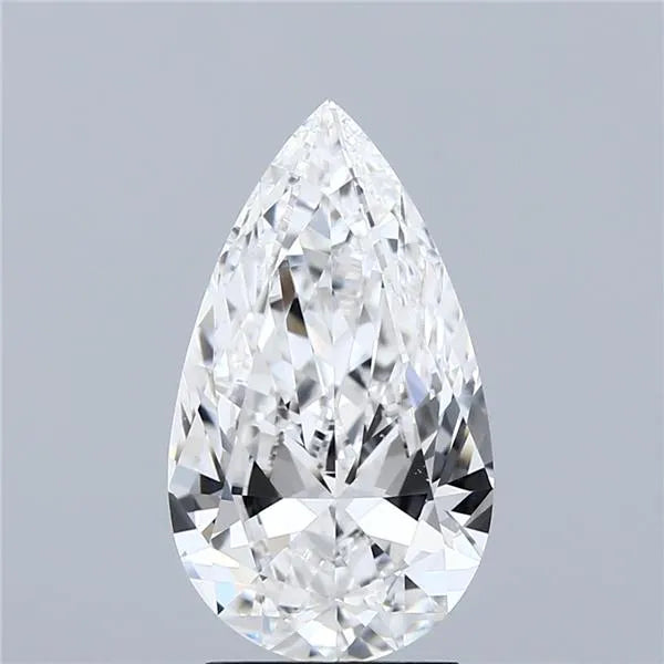 2.52ct Pear Lab Grown Diamond (Colour E, Clarity VVS2, IGI Certified)