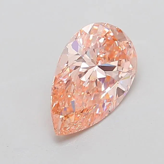 2.52ct Pear Lab Grown Diamond (Colour Fancy Intense Pink, Clarity SI1, IGI Certified)