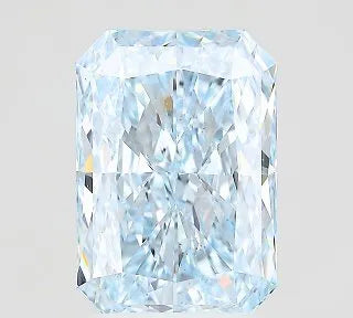 2.52ct Radiant Lab Grown Diamond (Colour Fancy Vivid Blue, Clarity VS1, IGI Certified)