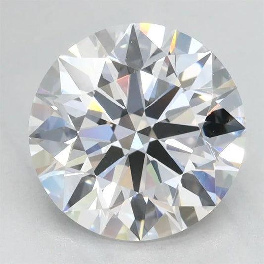 2.52ct Round Lab Grown Diamond (Colour D, Clarity IF, Cut ID, IGI Certified)